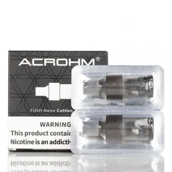 Acrohm Fush Nano Yedek Kartuş 2'li Paket Acrohm Fush Nano Yedek Coil
