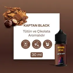 BHK - Tütün Çikolata (KaptanBlack) - 30ML Salt Likit BHK - Tütün Çikolata (KaptanBlack) - 30ML Salt Likit