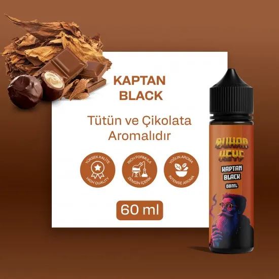 CAPTIAN BLACK Likit BHK -  KAPTAN Tütün Çikolata 60ML