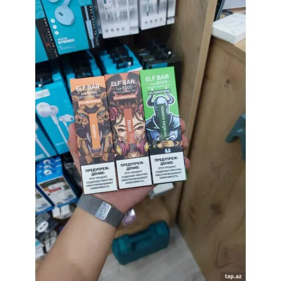 Elfbar LUX 8000 Çekim Puff Elfbar LUX 8000 Çekim Puff