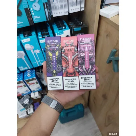 Elfbar LUX 8000 Çekim Puff Elfbar LUX 8000 Çekim Puff