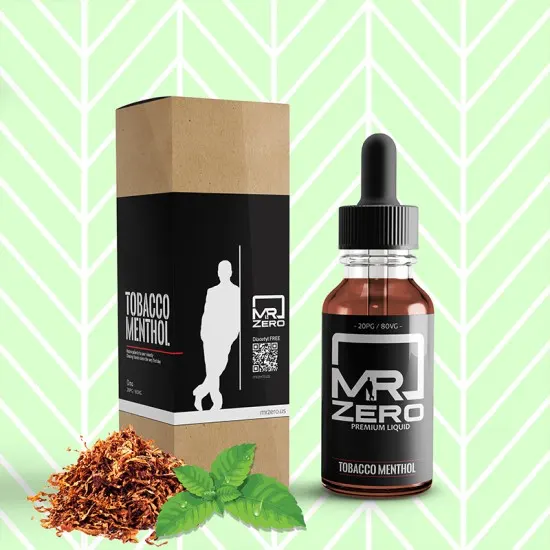 Mr Zero Tobacco Menthol (Tütün Ve Menthol Aromalı) 30ML Mr Zero Tobacco Menthol (Tütün Ve Menthol Aromalı) 30ML