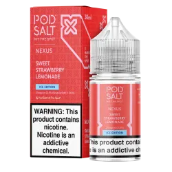 Pod Salt - Sweet Strawberry Lemonade 30ML Pod Salt - Sweet Strawberry Lemonade 30ML