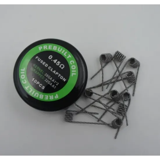 Yeşil Kutu Fused Clapton - 10 Adet Tel | 0.45 Ohm Yeşil Kutu Fused Clapton - 10 Adet Tel | 0.45 Ohm