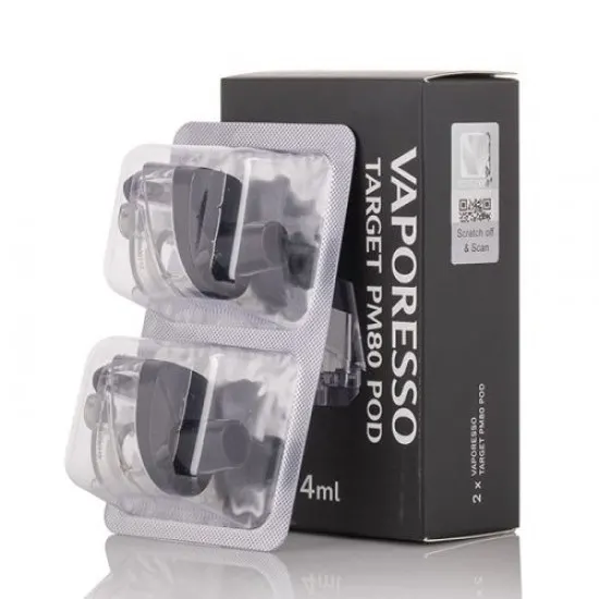 Vaporesso Target PM80 Pod 4ML BOŞ Yedek Kartuş (2 Adet) Target PM80 Pod 4ML BOŞ Yedek Kartuş